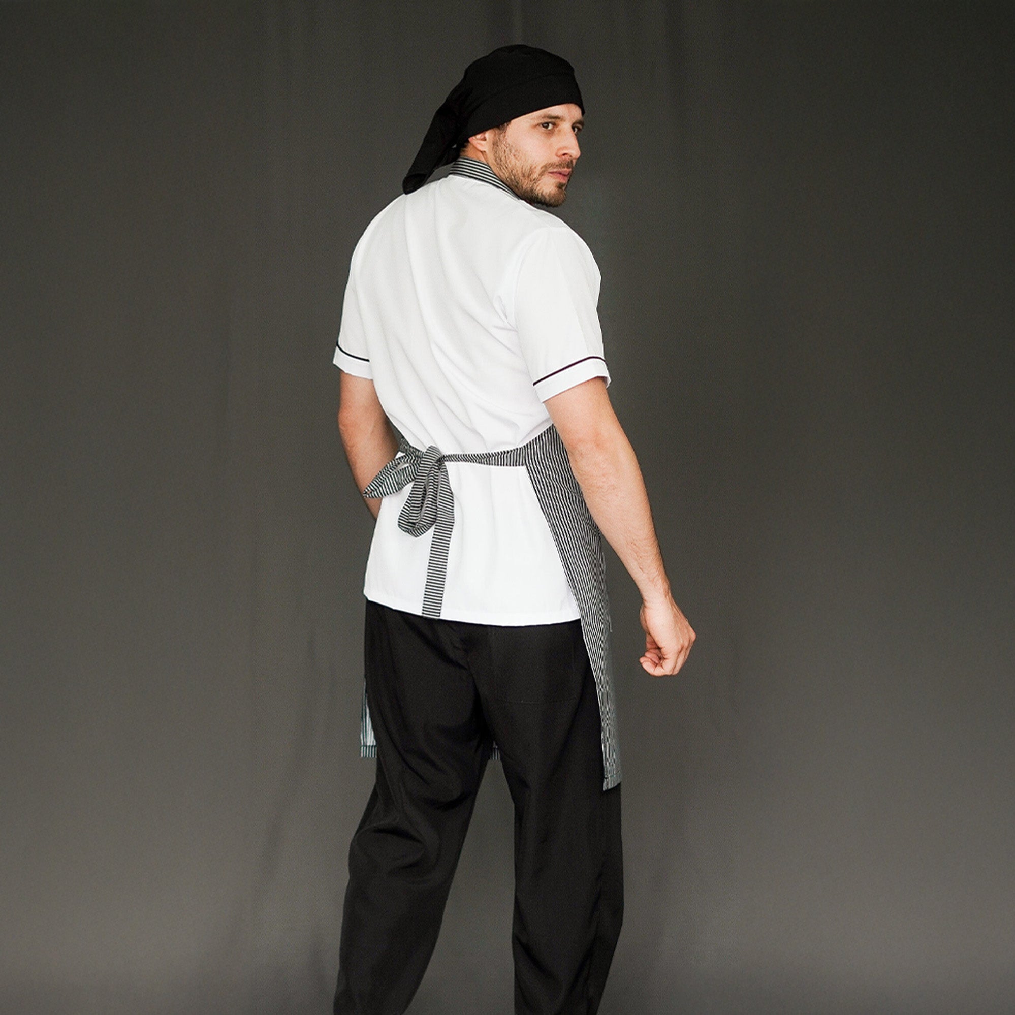 Combo Antifluido Camisa+Pantalón+Delantal+Cofia - Hombre