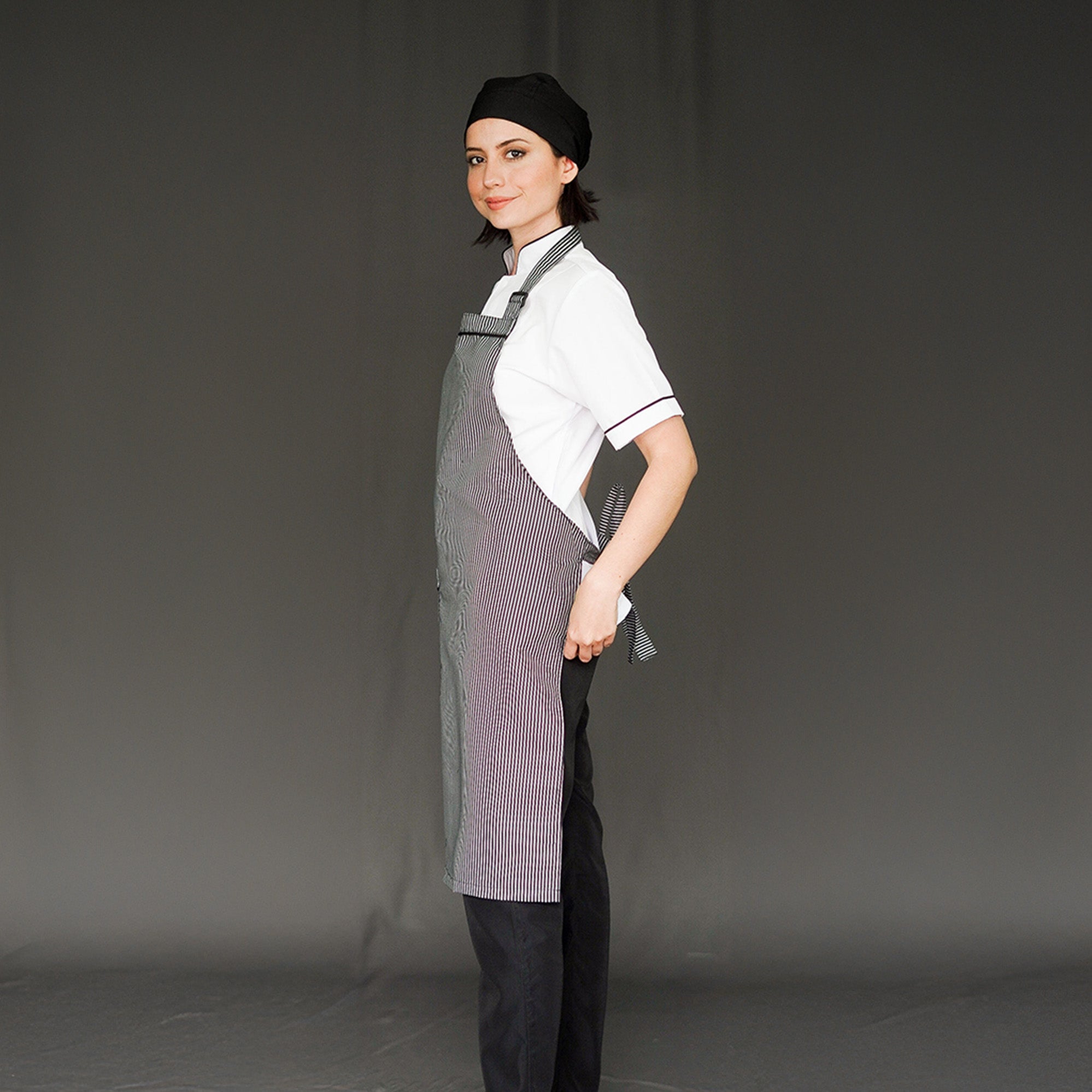Combo Antifluido Camisa+Pantalón+Delantal+Cofia - Mujer