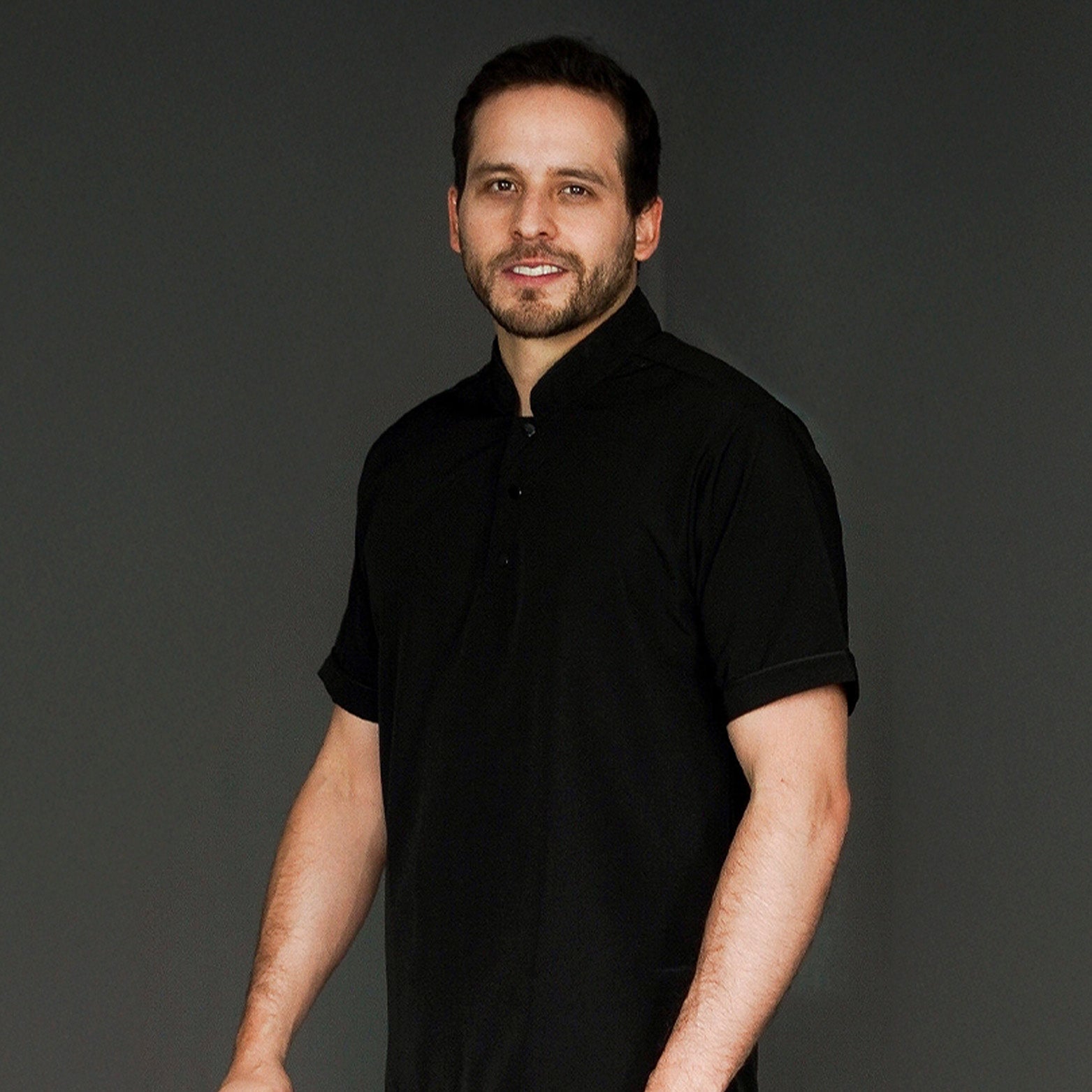 Camisa Antifluido Negro - Hombre