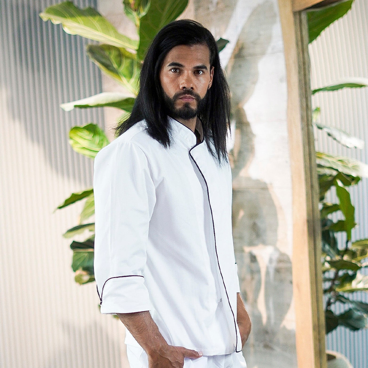 Chaqueta chef Blanca - Hombre
