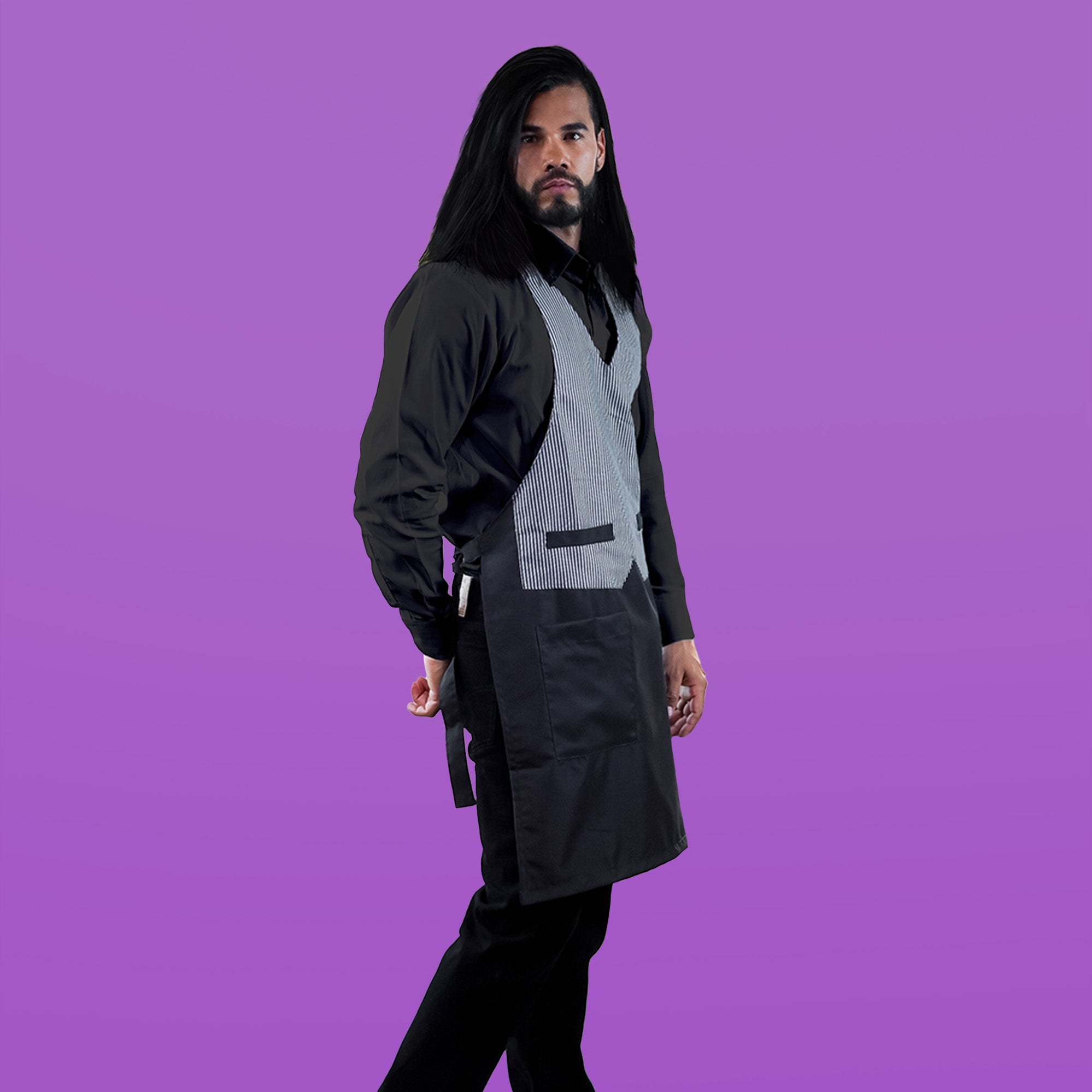 Oxford Shirt + Pants + Vest Apron Combo - Men