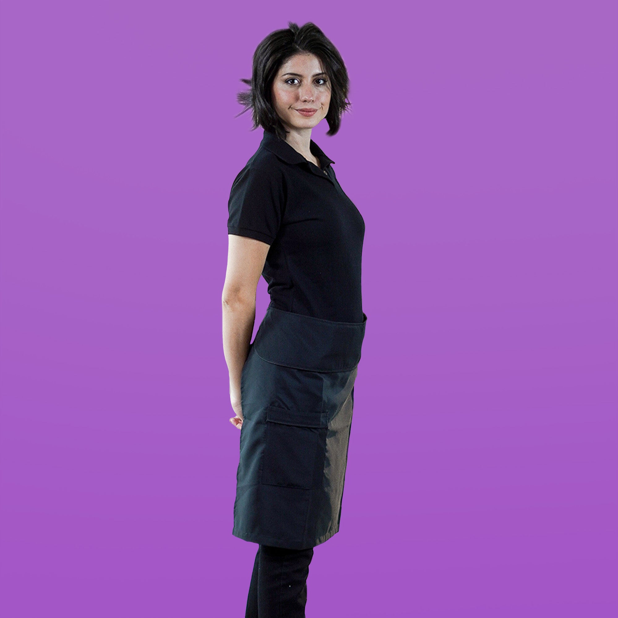 Combo Polo +Jean +Delantal de Cintura - Mujer